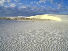 Dune de sable dans le dsert