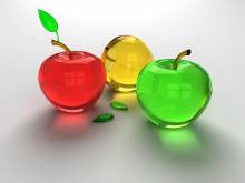 Pommes 3D color
